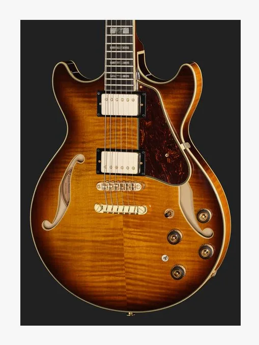 Ibanez AM153FM-ATT, profilo laterale del corpo