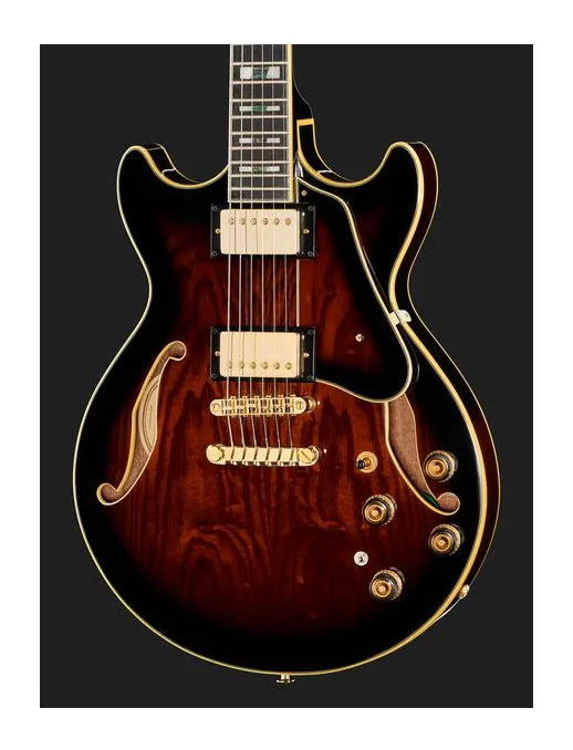 Ibanez AM153QA-DBS, pickup e manopole dei controlli