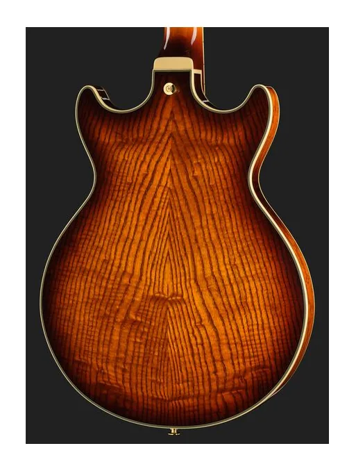 Ibanez AM93QA-VVH, corpo e verniciatura in primo piano