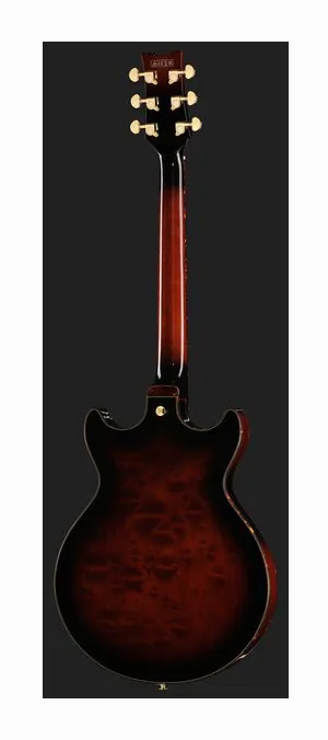 Ibanez AMH100FM-DVS, paletta con meccaniche e logo