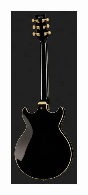 Ibanez AMH90-BK, curve del body viste dall'alto