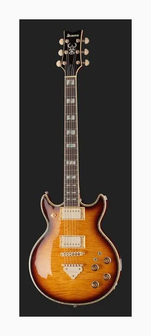 Ibanez AR420-VLS, curve del body viste dall'alto