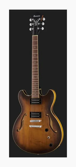 Ibanez AS53-TF, corpo e verniciatura in primo piano