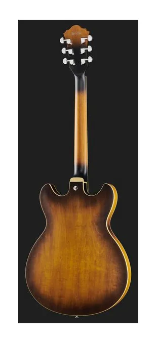 Ibanez AS53-TF, corpo e verniciatura in primo piano