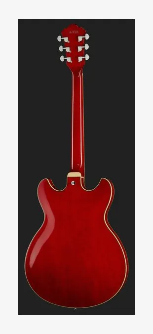 Ibanez AS73-TCD, curve del body viste dall'alto