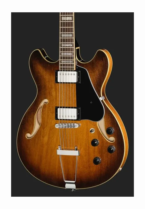 Ibanez AS7328-TBC, paletta con meccaniche e logo