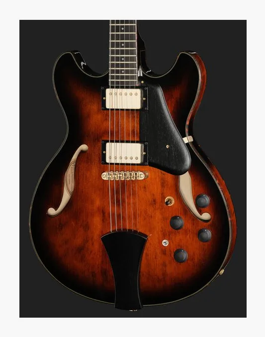 Ibanez ASH300-TBC, selettore pickup e jack di uscita