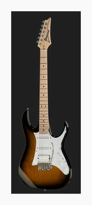 Ibanez AT100CL-SB, curve del body viste dall'alto