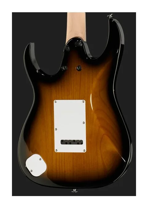 Ibanez AT100CL-SB, corpo e verniciatura in primo piano