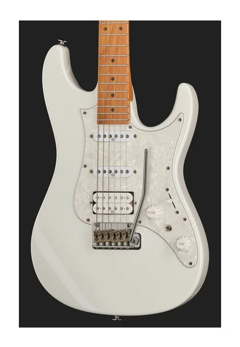 Ibanez AZ2204-PW Prestige, manico e tastiera visti di lato