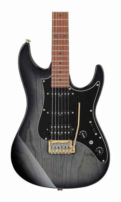 Ibanez AZ2204AG-TGB, profilo laterale del corpo