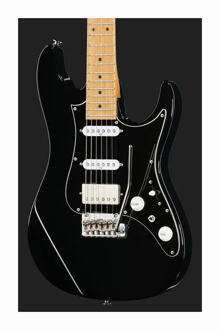 Ibanez AZ2204B-BK Prestige, selettore pickup e jack di uscita