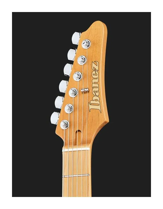 Ibanez AZ2204B-BK Prestige, curve del body viste dall'alto