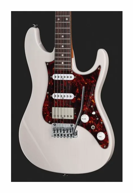 Ibanez AZ2204N-AWD, paletta con meccaniche e logo