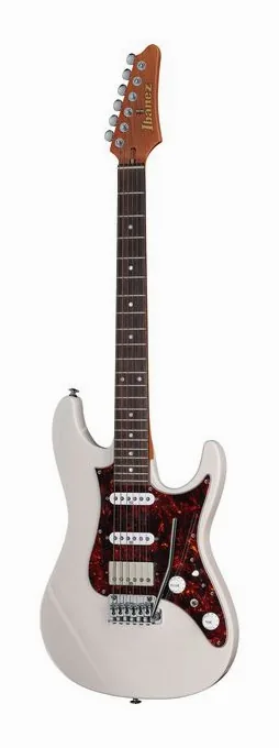 Ibanez AZ2204N-AWD inquadrato di fronte su sfondo neutro