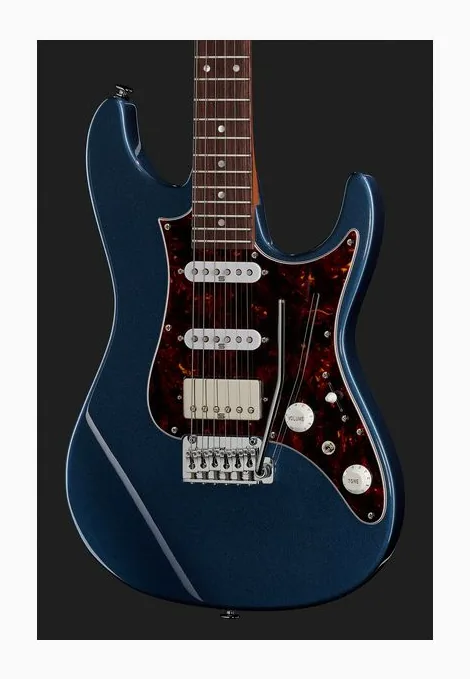 Ibanez AZ2204N-PBM, corpo e verniciatura in primo piano