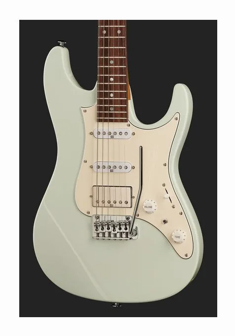 Ibanez AZ2204NW-MGR Prestige, profilo laterale del corpo