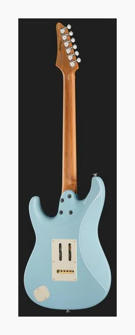 Ibanez AZ2204NW-SFB, curve del body viste dall'alto