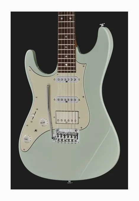 Ibanez AZ2204NWL-MGR Prestige, pickup e manopole dei controlli