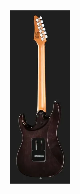 Ibanez AZ22S1F-TKS, curve del body viste dall'alto