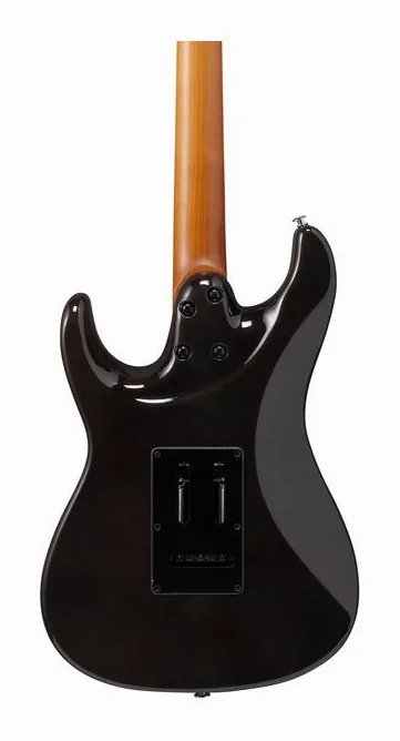 Ibanez AZ22S1F-TKS w/Bag, manico e tastiera visti di lato