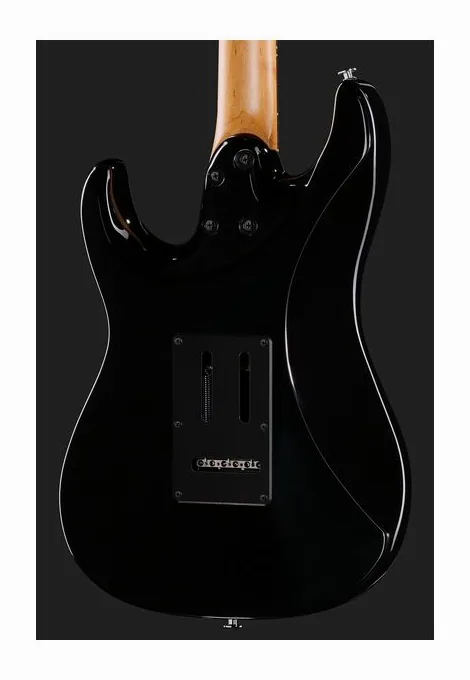 Ibanez AZ22S2-BK, paletta con meccaniche e logo