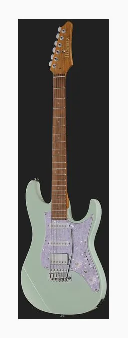 Ibanez AZ22S2-MGR, paletta con meccaniche e logo
