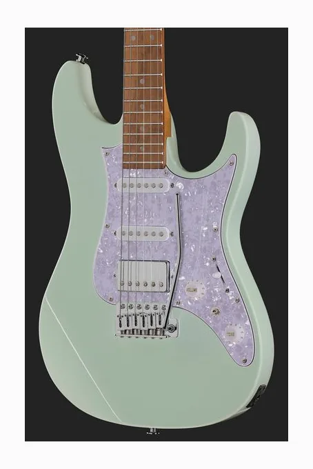 Ibanez AZ22S2-MGR, curve del body viste dall'alto