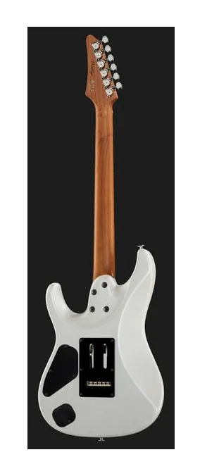 Ibanez AZ2402-PWF, paletta con meccaniche e logo