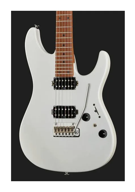 Ibanez AZ2402-PWF, paletta con meccaniche e logo