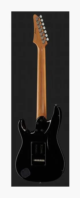 Ibanez AZ24047-BK, curve del body viste dall'alto