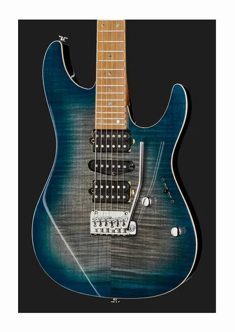 Ibanez AZ2407F-SDE, pickup e manopole dei controlli