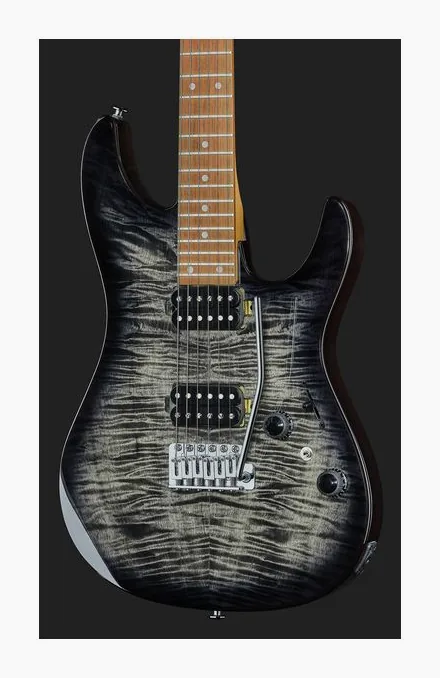 Ibanez AZ24S1F-TKS, vista posteriore del corpo