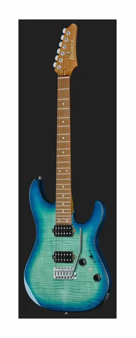 Ibanez AZ24S1F-TXB, curve del body viste dall'alto