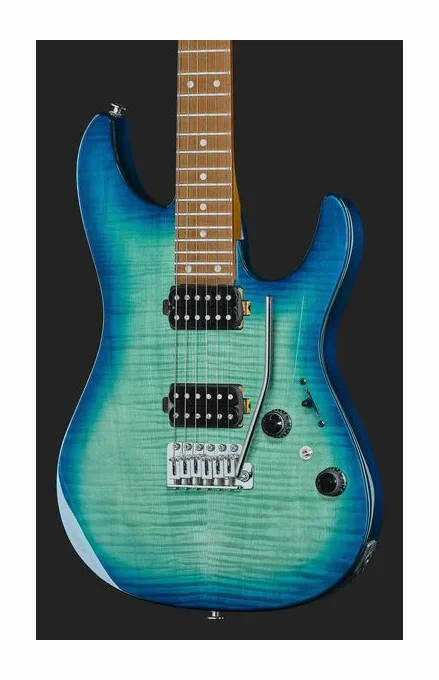 Ibanez AZ24S1F-TXB, vista posteriore del corpo
