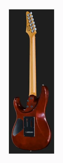 Ibanez AZ24S1F-VLS, corpo e verniciatura in primo piano