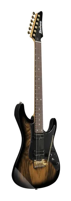 Ibanez AZ41P1EW-NGT, paletta con meccaniche e logo