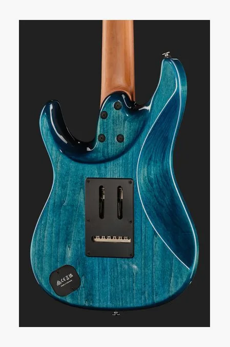 Ibanez AZ447P1QM-COB, corpo e verniciatura in primo piano