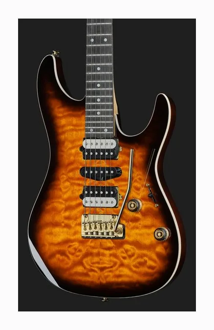 Ibanez AZ47P1QM-DEB, capotasto e prime posizioni della tastiera
