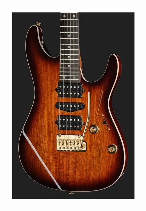 Ibanez AZ47P2K-DEB, profilo laterale del corpo