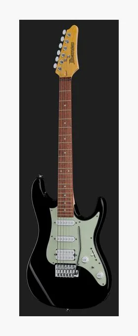 Ibanez AZES40-BK, curve del body viste dall'alto
