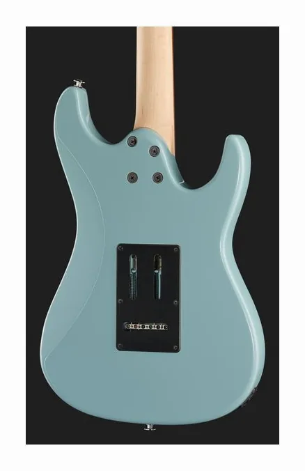 Ibanez AZES40L-PRB, manico e tastiera visti di lato