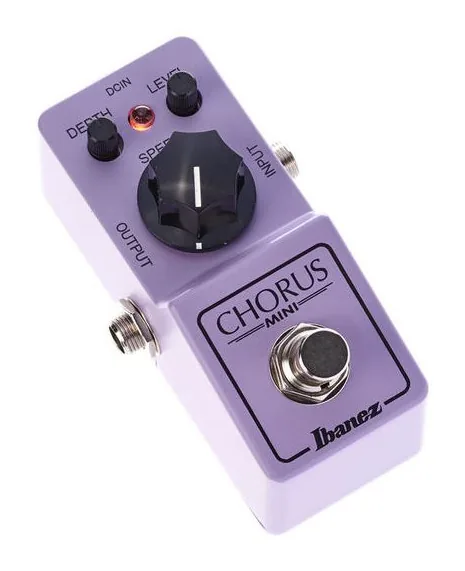 Ibanez CSMini Chorus Pedal, manopole viste dall'alto