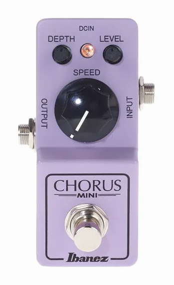 Ibanez CSMini Chorus Pedal, grafica del pannello superiore