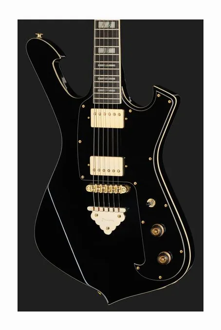 Ibanez FRM350-BK Paul Gilbert, corpo e verniciatura in primo piano