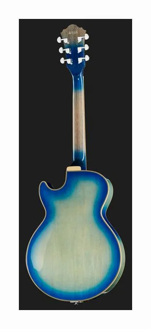 Ibanez GB10EM-JBB, curve del body viste dall'alto