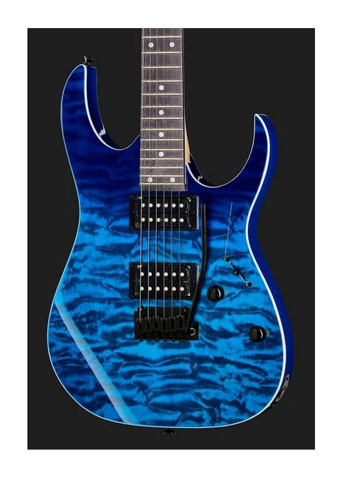 Ibanez GRG120QASP-BGD, profilo laterale del corpo
