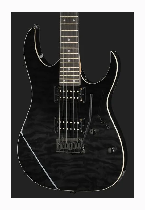 Ibanez GRG120QASP-BKG, ponte e meccaniche di intonazione