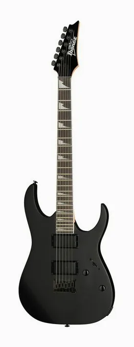 Ibanez GRG121DX-BKF in primo piano frontale
