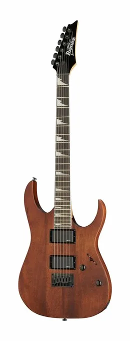 Ibanez GRG121DX-WNF fotografato frontalmente
